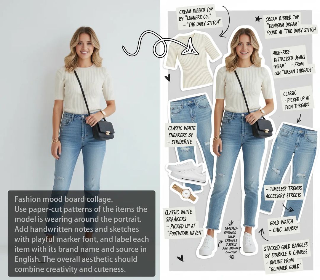 Fashion try-on preview